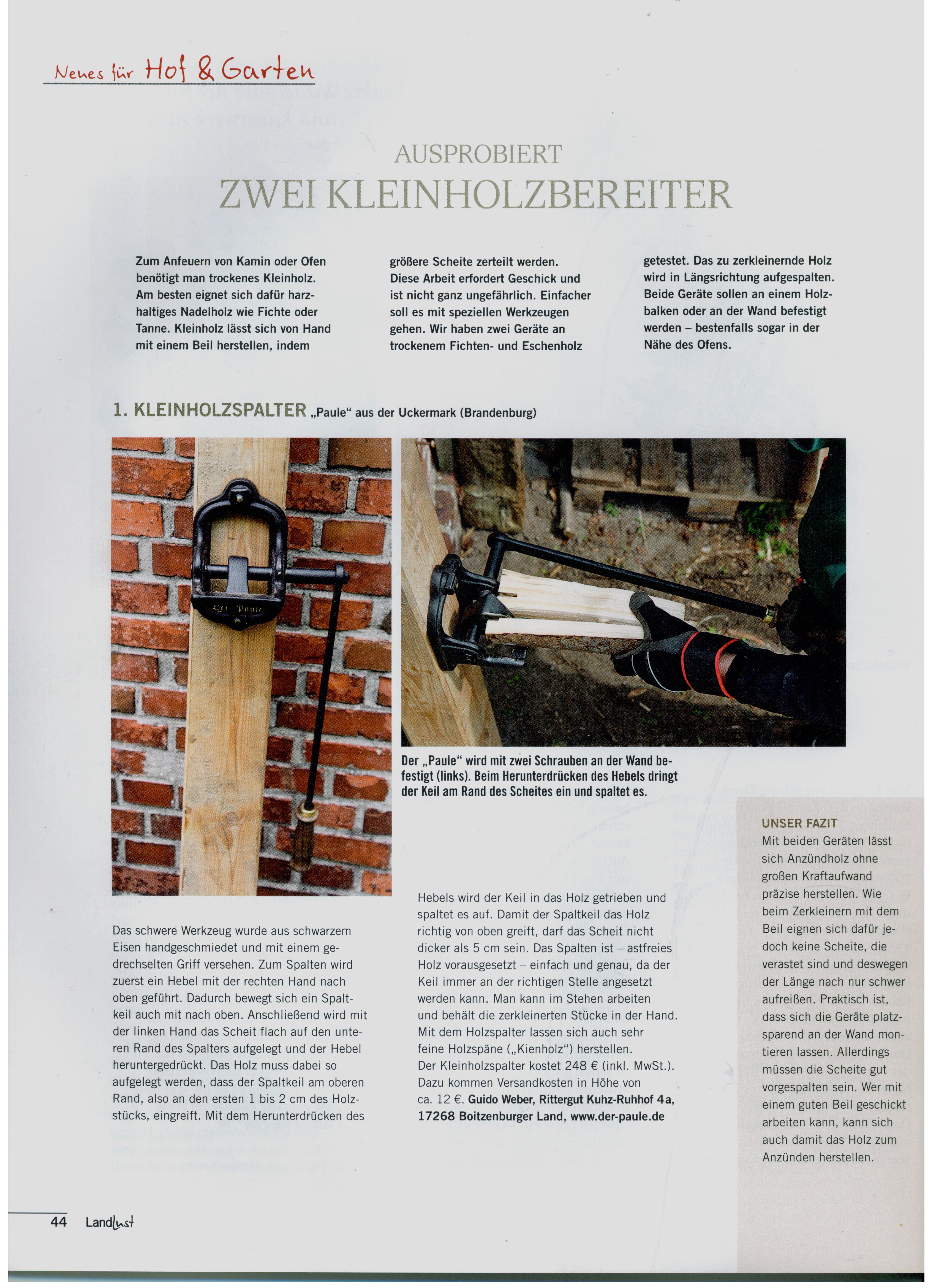 LandLust Ausgabe November/Dezember 2016